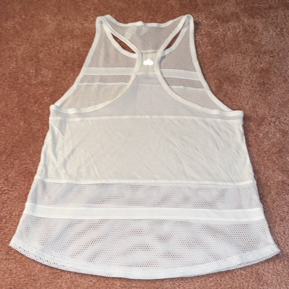 Alo Racer Back Mesh Tank Top - Picture 5 of 8